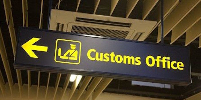 Weichert Customs Office Sign